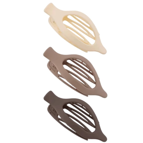 TUWAFE Flat Claw Clips for Women,Lazy Wind Flat Hair Clips,Delicate to the Touch Claw Clip,Style 1