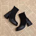 thumbnail image 4 of Botines de mujer 2023, nuevos zapatos de tacón alto y grueso para mujer, 4 of 5