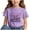 Purple, variant on ibuvkizy Easter T Shirts for Boys Girls Spring and Sumer Shirt!Children's Casual Loose T-shirt Short Sleeved Round Neck Comfortable Top for Adults