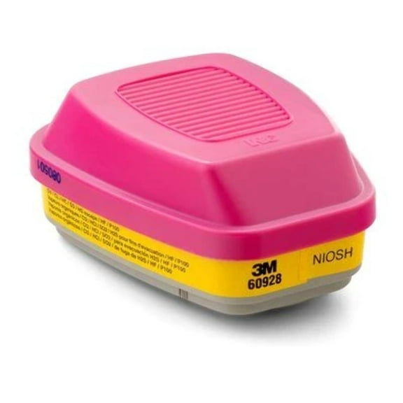 3M Organic Vapor/Acid Gas Cartridge/Filter 60928, P100