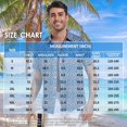 thumbnail image 6 of Men's Hawaiian Shirts Regular Fit Short Sleeve Casual Button Down Summer Tropical Beach Shirts, 6 of 7
