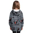 thumbnail image 2 of Psesaysky Girls Sweatshirt Long Sleeve Hoodie Dress Pullover Sweater Oversized Dachshund Golf Cart Print Clothes Kids Outfits Tops with Pocket for 9-10 Years, 2 of 7