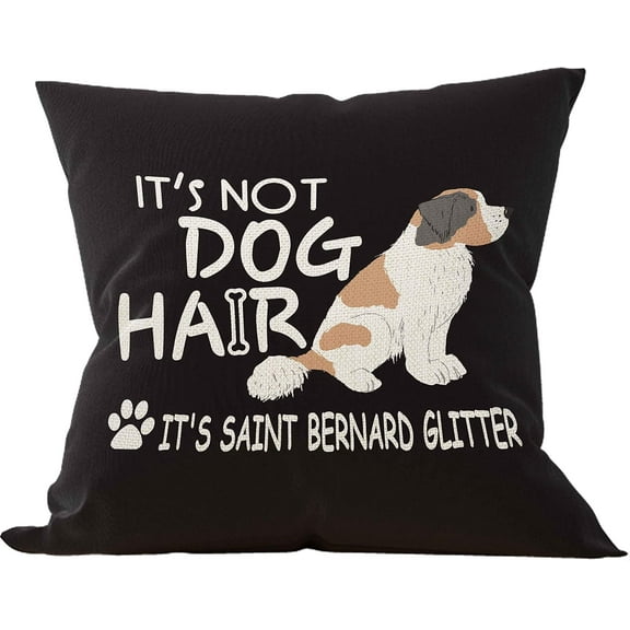 saint bernard pillow Covers 18x18,saint bernard gifts,st bernard,reserved for The dog pillow Covers,Dog pillow case