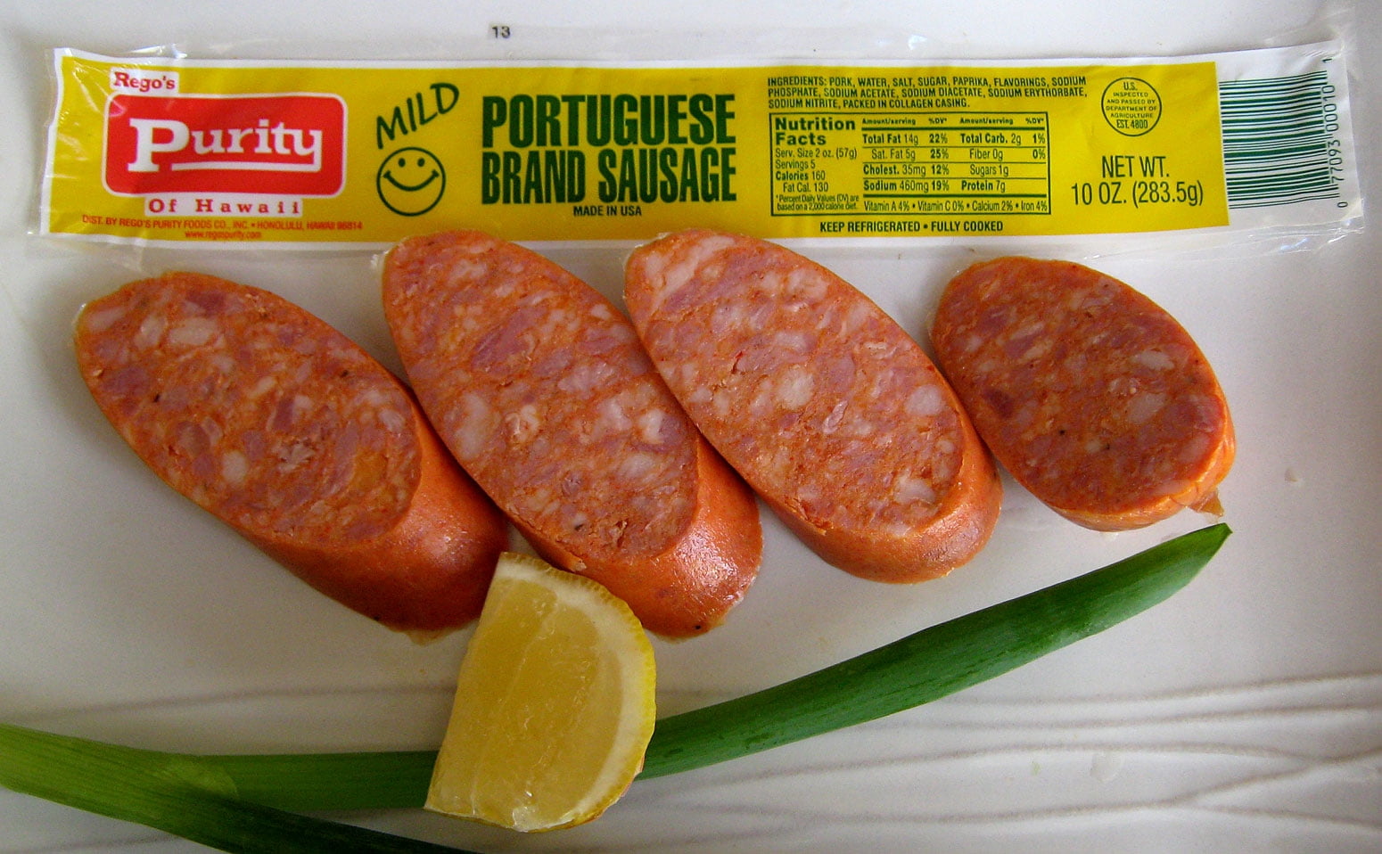 Regos Purity Mild Portuguese Sausage 10 Oz Walmart Com Walmart Com