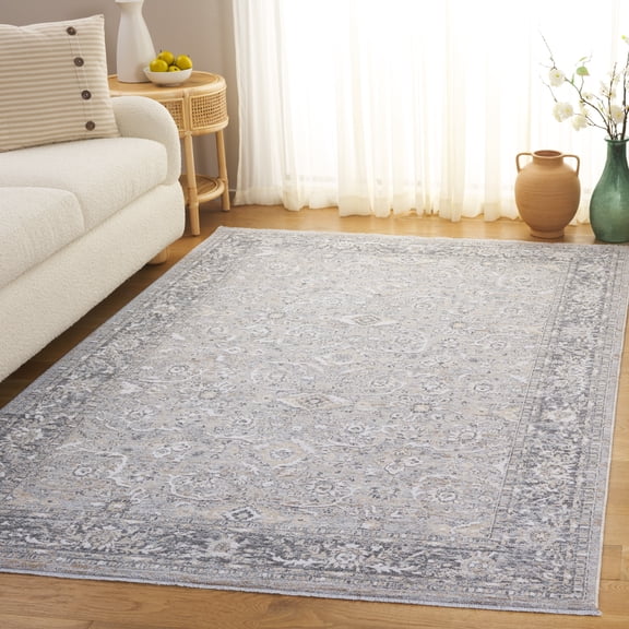 Safavieh Finley Andrina Floral Area Rug, Gray/Light Gray, 8' x 10'