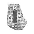 thumbnail image 3 of Extension Brake Foot Pedal Enlarger Pad Light Cnc Silver For BMW F900XR 20 - 21, 3 of 9