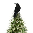 thumbnail image 4 of Realistic Black Crow with Spring Base, Lifelike Feathered Bird Garden Decor, Outdoor Pest Deterrent for Lawns, Patios, and Halloween Displays, 4 of 4