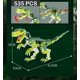 thumbnail image 4 of Juego de bloques de construcción de dinosaurios jurásicos grandes para niños, juguete de construcción de ladrillos para Navidad, T-rex, Spinosaurus, Velociraptor, Stegosaurus, 4 of 5