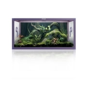 Phailozoo 50 Gallon Small Reptile Tank, 36x18x18 Terrarium Enclosure for Geckos and Snakes, Purple