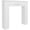 White 1, variant on Distressed White Fireplace Mantel Surround, 44.75 W x 40 H Freestanding Electric Fireplace Stove Mantel, Fir Wood Fireplace Surround for Living Room and Holiday Decor