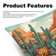 thumbnail image 2 of Cactus Stylish Velvet Throw Pillow Covers Inserts Set of 2 for Bed & Chair - Unique Patterns, 16x16, 18x18, & 20x20 Inches for Any Occasion!, 2 of 6
