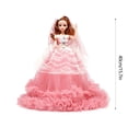 thumbnail image 4 of TIMIFIS Wedding Doll 15 Inches Big Wedding Dress Princess Doll Toy Gift Box for Little Girls Children's Play Toys Family Ornaments Boys and Girls Holiday Birthday Gifts Action & Toy Figures, 4 of 6