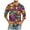 Multicolor#4, variant on UVEASISHA Mens Mardi Gras Shirts Big and Tall Casual 3/4 Sleeve Carnival Themed T-Shirt Novelty Holiday Printed Crewneck Tops Parade Pullover Multicolor 3XL
