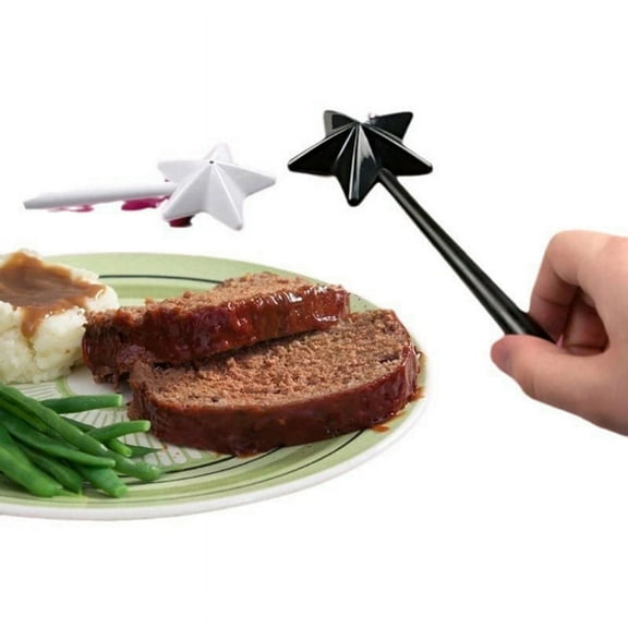 Salt and Pepper Shaker Salt and Pepper Wand Shakers, Black and White and Pink, Sta plastic6582