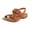 Apricot Brandy Embossed Suede, variant on Reese Women's Sandals Bodega Blue Size 5 W