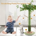 thumbnail image 4 of Cat Scratching Post for Indoor Cats Adult – 45 Inch Tall Cat Scratcher with Sisal Rope, Large Scratching Post with Hanging Ball for Medium Large Cats, 4 of 5