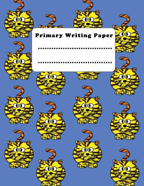 Primary Writing Paper : Composition Notebook Large Tiger Notebook to Write in, school supplies ...