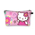 thumbnail image 1 of Bolsa de lavado de cosméticos Hello Kitty, bolso portátil de dibujos animados de Anime, almacenamiento de gran capacidad, bolsa de lavado de viaje, bolsa de lápices para estudiantes, regalo LIUWENJING unisex, 1 of 2