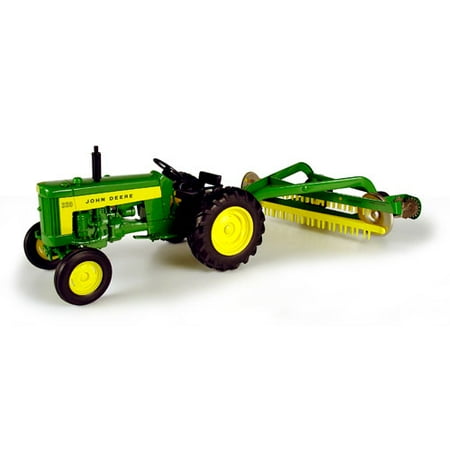 1:16 Scale John Deere Replica 330U Tractor with Hay Rake