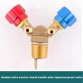 thumbnail image 4 of KRONDO Special Cylinder Valve for Refrigerant Recovery and Filling High and Low Pressure Explosion-Proof Horn Valve Hand Valve, 4 of 9