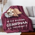 thumbnail image 4 of Manta Leebbsin Funny Grandma Charging Sloth, 150 x 125 cm, 4 of 6