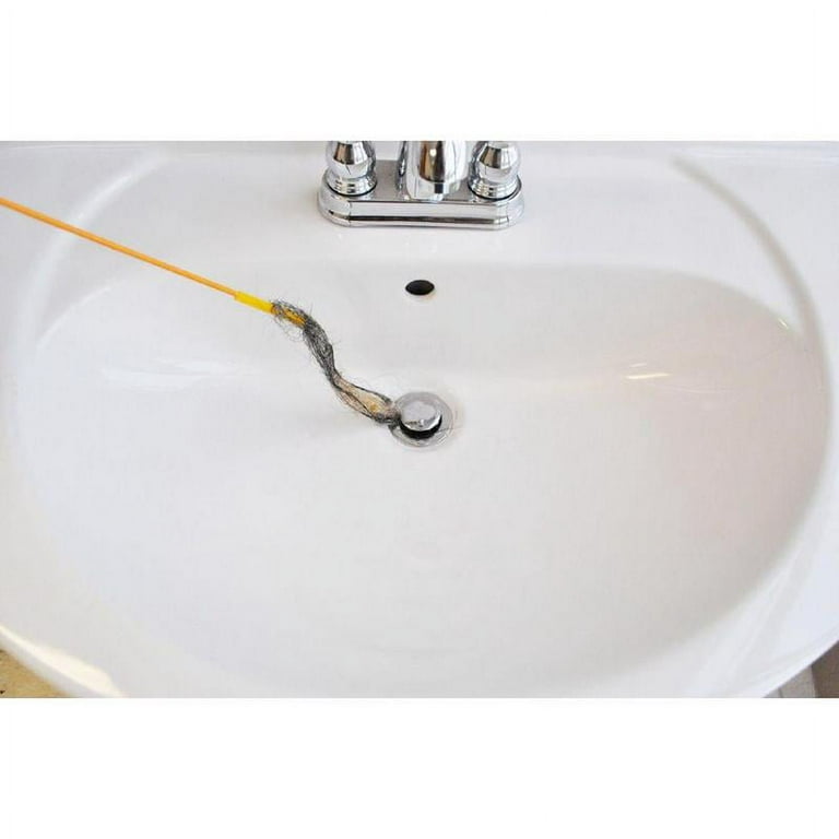 (2) Pk Drain Weasel Clog Hair Remover Flexisnake Rotating Handle Wand Snake  Sink