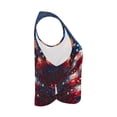 thumbnail image 6 of Jsaierl 4th of July Tank Tops for Women Casual Patriotic USA Flag Pattern Tees Loose Fit Sleeveless T Shirts Cami Athletic Round Neck Tanks S-XXL, 6 of 8