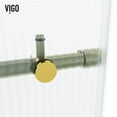 thumbnail image 6 of Vigo VG6021MBFL6076L Elan E-Class 76" High X 60" Wide Sliding Frameless Shower Door -, 6 of 6