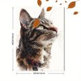 thumbnail image 3 of Qisvanset 12x16 Inch Majestic Cat Portrait Canvas Painting Wall Art, 3 of 5