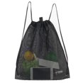 thumbnail image 5 of Bolsa de malla mochila de almacenamiento con cordón portátil bolsa de almacenamiento de equipo depor Paquete de malla, 5 of 5