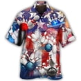 thumbnail image 3 of Blusa de manga corta de verano para playa, con estampado 3D, colorida, con botones de bolos, para hombre, camisa hawaiana, camisas de solapa de alta calidad para uso profesional, 3 of 5