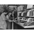 thumbnail image 2 of Book Borrowers At Wpa Library Bookmobile History (24 x 18), 2 of 2