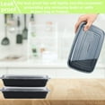 thumbnail image 3 of Zogsnton 15 Pack 28 oz Plastic Meal Prep Containers with Lids, Leakproof Rectangular Food Storage Container Box for Restaurant, Kitchen, Takeout Food Service Disposables, 3 of 7