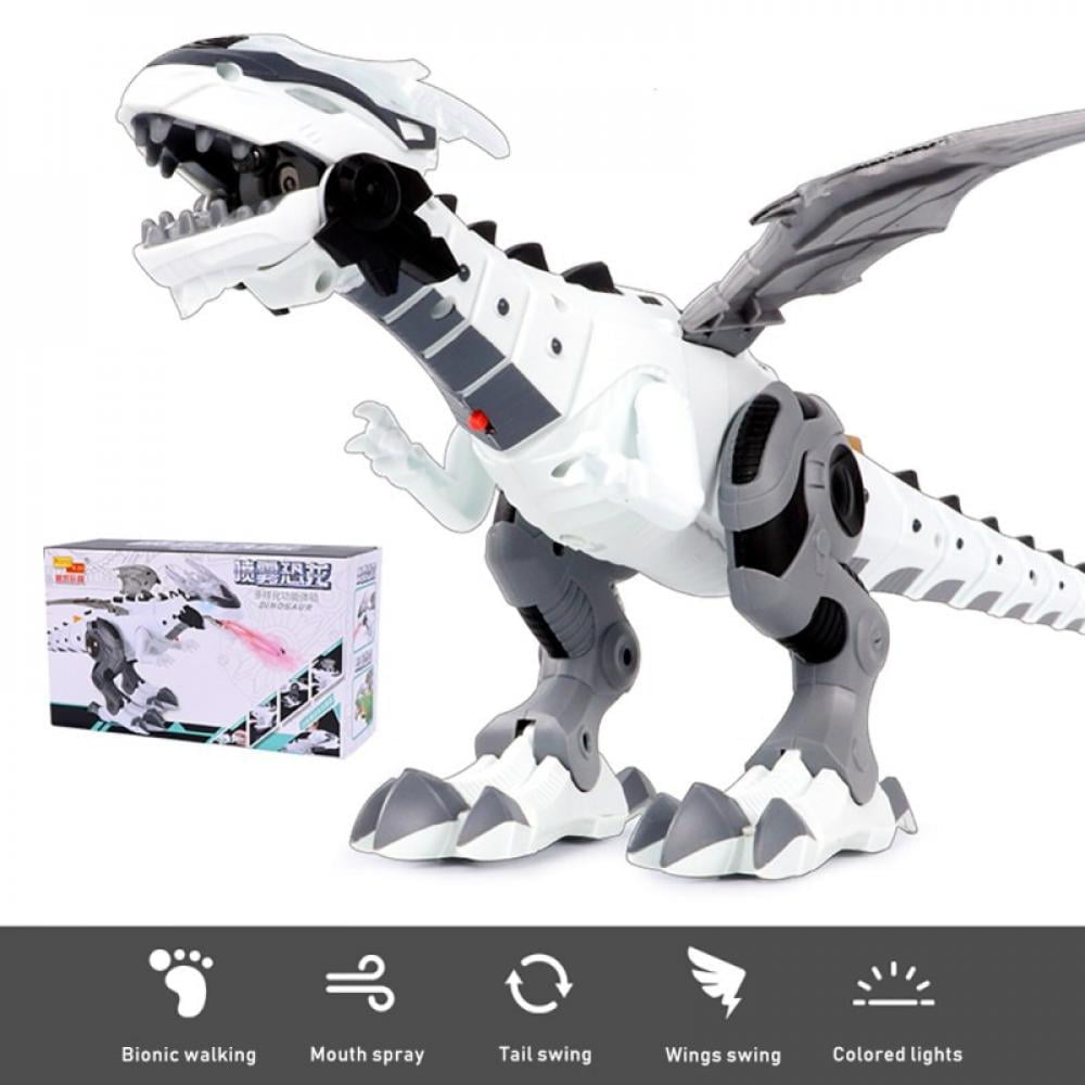 Mist Spray Dinosaurier Robot Toy mit Rotlicht & realistischen Sounds 