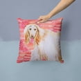 thumbnail image 2 of Love Design with Dog Fabric Decorative Pillow, 2 of 4