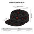thumbnail image 5 of Goofa Red Poker Printed Men's Baseball Cap,Straight Brim Hat,Golf Dad Hat,Versatile Style,Sun Protection Cap,Travel Hat, 5 of 9