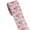 Pink, variant on Pink Floral Wired Ribbon, Vintage Rose Flower Ribbon, for Bow Wreath Craft Gift Wrap Spring Summer Holiday Wedding Beige