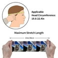 thumbnail image 6 of Daiia Astronaut in Outer Space printed Men's Performance Headband,Sports Headbands,Moisture Wicking Workout Headband, 6 of 9