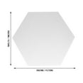 thumbnail image 2 of CRAFTHROU 10Pcs Hexagon Wall Panels for Felt Wall and Picture Display Board, 2 of 7