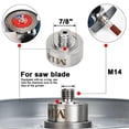 thumbnail image 3 of Upgrade M14-X lock adapter compatible with diamond drill bit angle grinder cutting disc adapter easy to install, 3 of 5