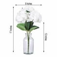 thumbnail image 4 of Balsa Circle 25 White Silk Hydrangea 5 Bushes Artificial Flowers Party Centerpieces Wedding Bouquets, 4 of 7