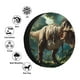 thumbnail image 4 of Fotbe Green Forest Dinosaur Funda de Llanta de Repuesto con Estampado, Engrosada, Ajuste Universal para Jeep, Remolque, RV, SUV, Camión-16 inch, 4 of 6