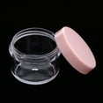 thumbnail image 3 of 12 recipientes vacíos para muestras cosmética tapa redonda de plástico con tapón de rosca, y Rosado Zulema Envases de rosca, 3 of 8