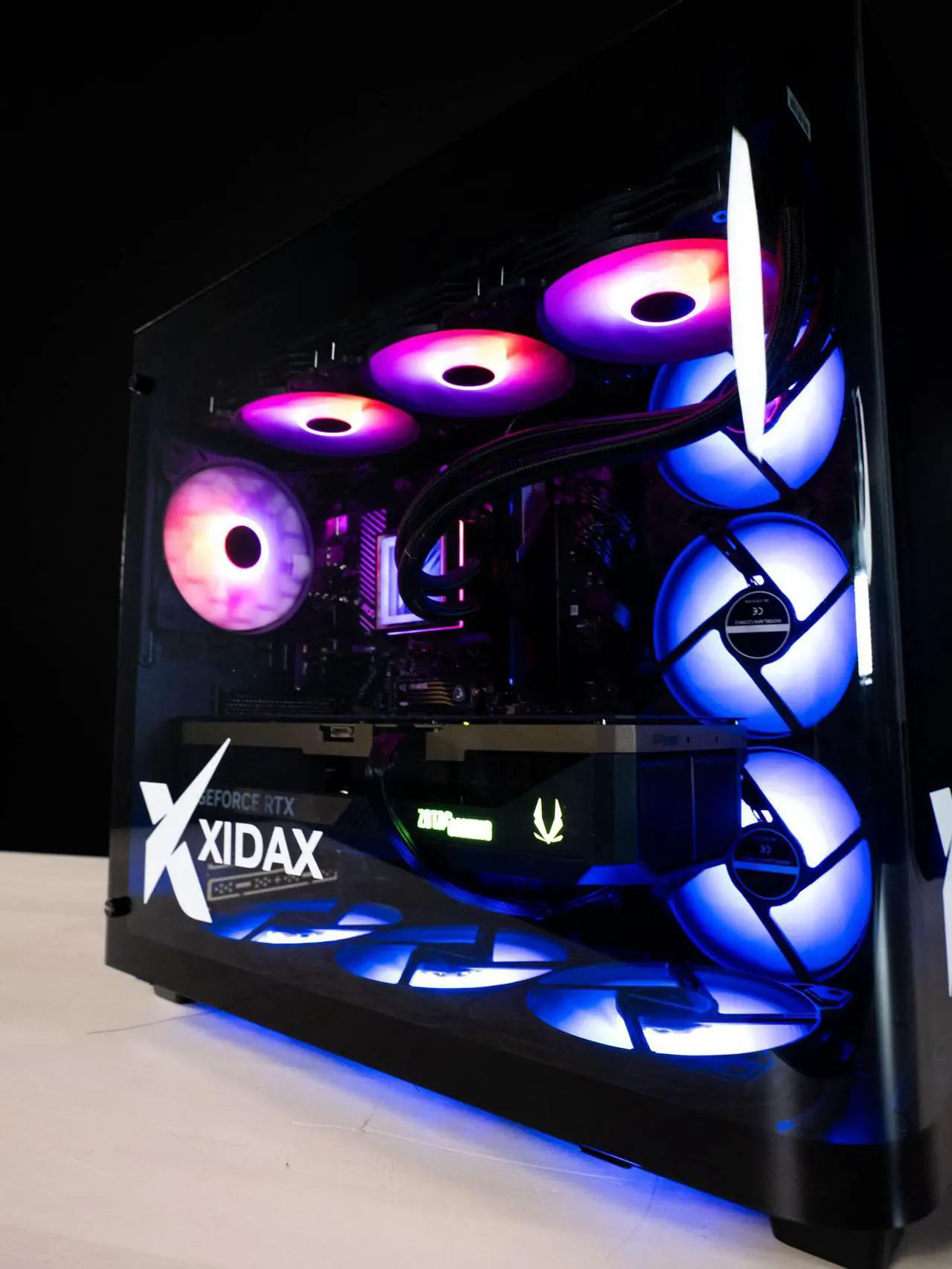 Xidax X6 XEN BLACK Gaming PC Ryzen 7 7800X3D 8c (up to 5.0 GHz)- NVIDIA GeForce RTX 5070Ti - 32GB DDR5 5600MHz - 2TB M.2 NVMe - Genuine Windows 11 Home - WIFI - Assembled & Serviced Utah USA