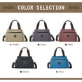 thumbnail image 2 of Women's Vintage Canvas Hobo Handbags Work Shoulder Crossbody Bag Tote Purses Multi-pocket Handbags, 2 of 28