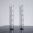 thumbnail image 4 of OUNONA 2Pcs 12cm Glass Flat-bottomed Rain Gauge Meter Test Tube with Scale, 4 of 8