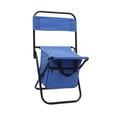 thumbnail image 4 of Bolsa refrigeradora para silla de camping, taburete con respaldo para exteriores, para viajes, playa, mochileros Azul, 4 of 8