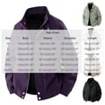 thumbnail image 7 of Jackets for Men Casual Loose Stand Collar Waterproof Jacket with Pockets Side Hand Hoodless Outwear Fashion Stylish Lightweight Windbreaker, 7 of 7