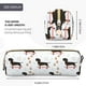 thumbnail image 3 of Balery Dachshund Dog Estuche de Lápices de Cuero Impreso, Estuche para Suministros de Arte, Estuche de Lápices con Cremallera, Estuche de Almacenamiento de Papelería, 3 of 7