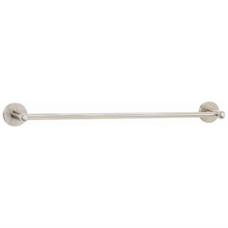 Swarovski Crystal 24" Wall Mounted Towel Bar, Satin Nickel